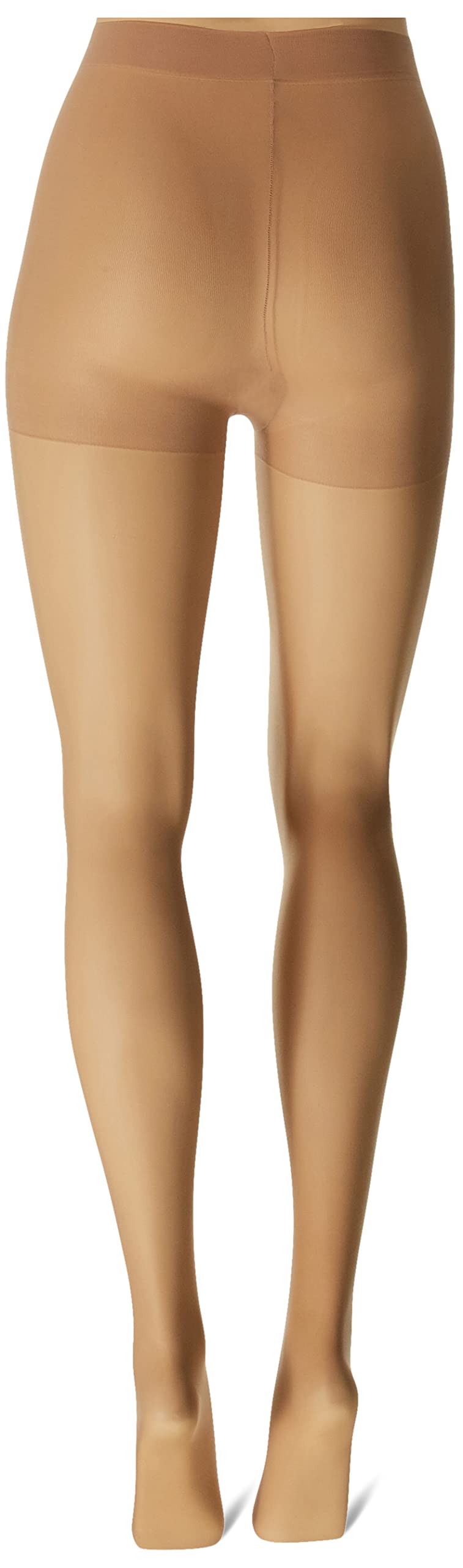 L'eggs Women's Silken 3 Pack Control Top Sheer Toe Panty Hose, Nude - Image 4